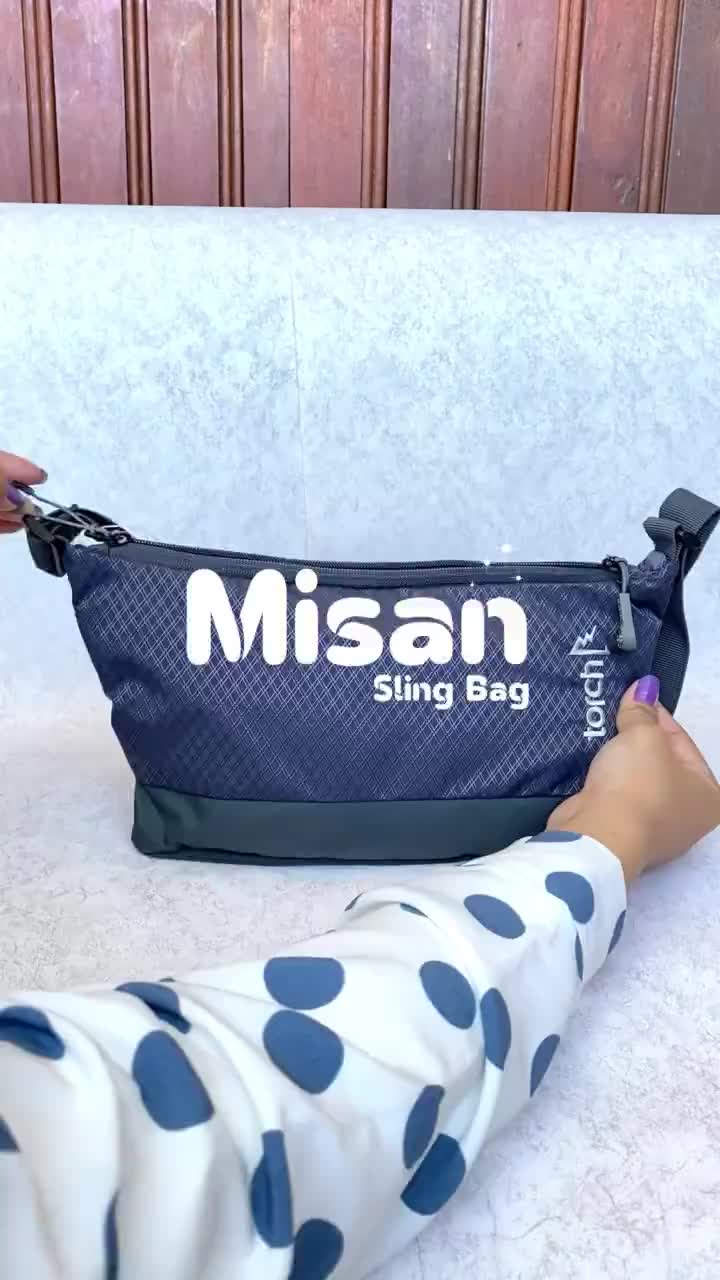 TORCH Misan Tas Selempang Bahu Pria Wanita Unisex Ringan Anti Air - Sling Bag Travel Pouch Waterproof