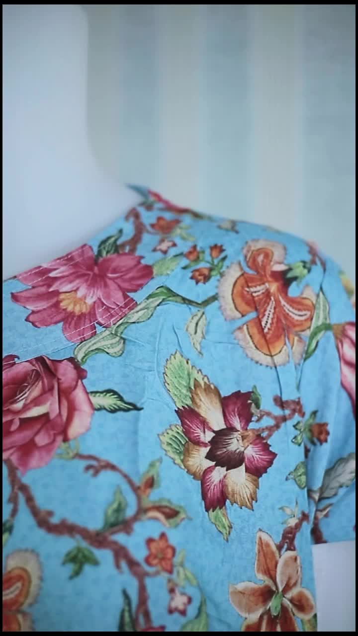 Daster 73 Batik Kuda Mas LD 130 -140 cm | 3 Kancing Busui | Jumbo