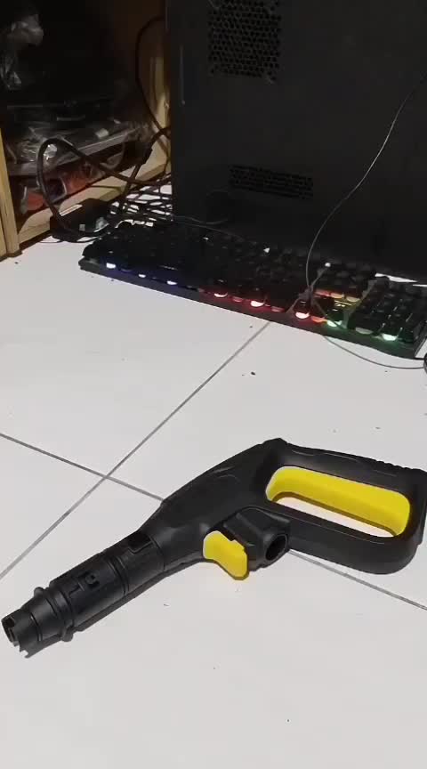 Universal Gun Stik Pendek Jet Washer Cleaner Kepala Semprotan Mesin Cuci Car