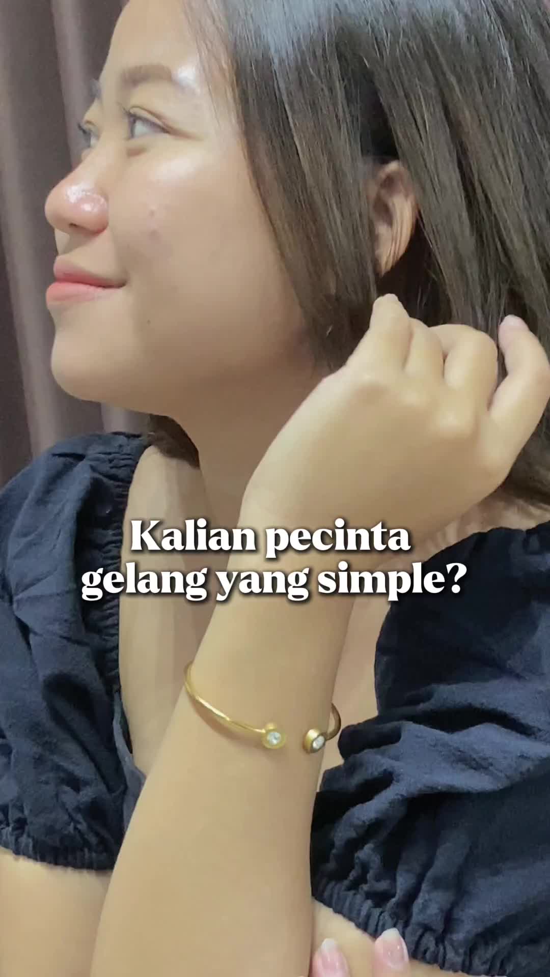 Panlandwoo - Gelang Bangle Wanita Classy Solitaire