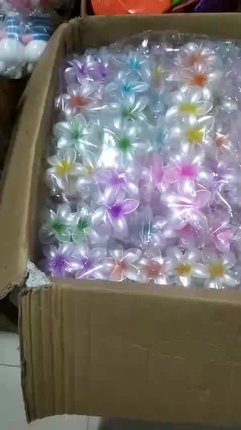 Jepit bunga kamboja ukuran 8cm jedai Korean style wanita