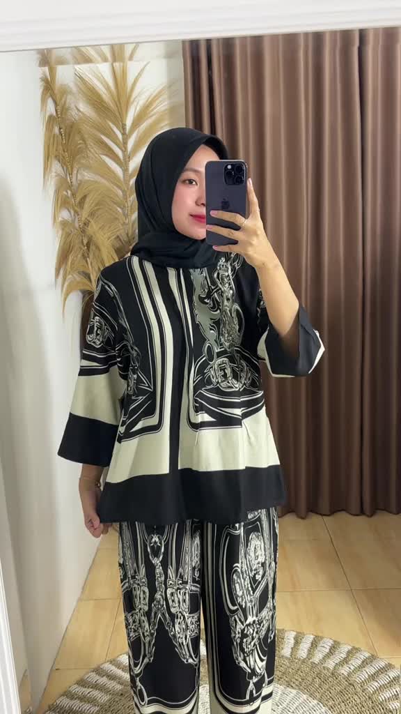 Laila Set Rayon Adem Busui Friendly One Set Viral Terbaru