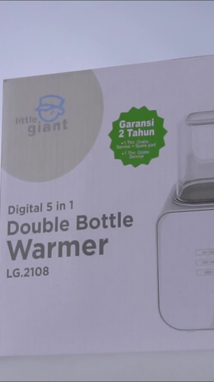 Little Giant Digital 5 in 1 Double Bottle Warmer