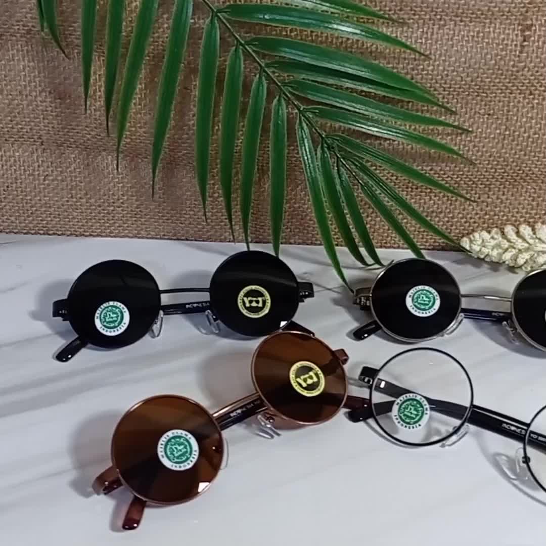 Kacamata Hitam Bulat Boboho Jhon Lenon