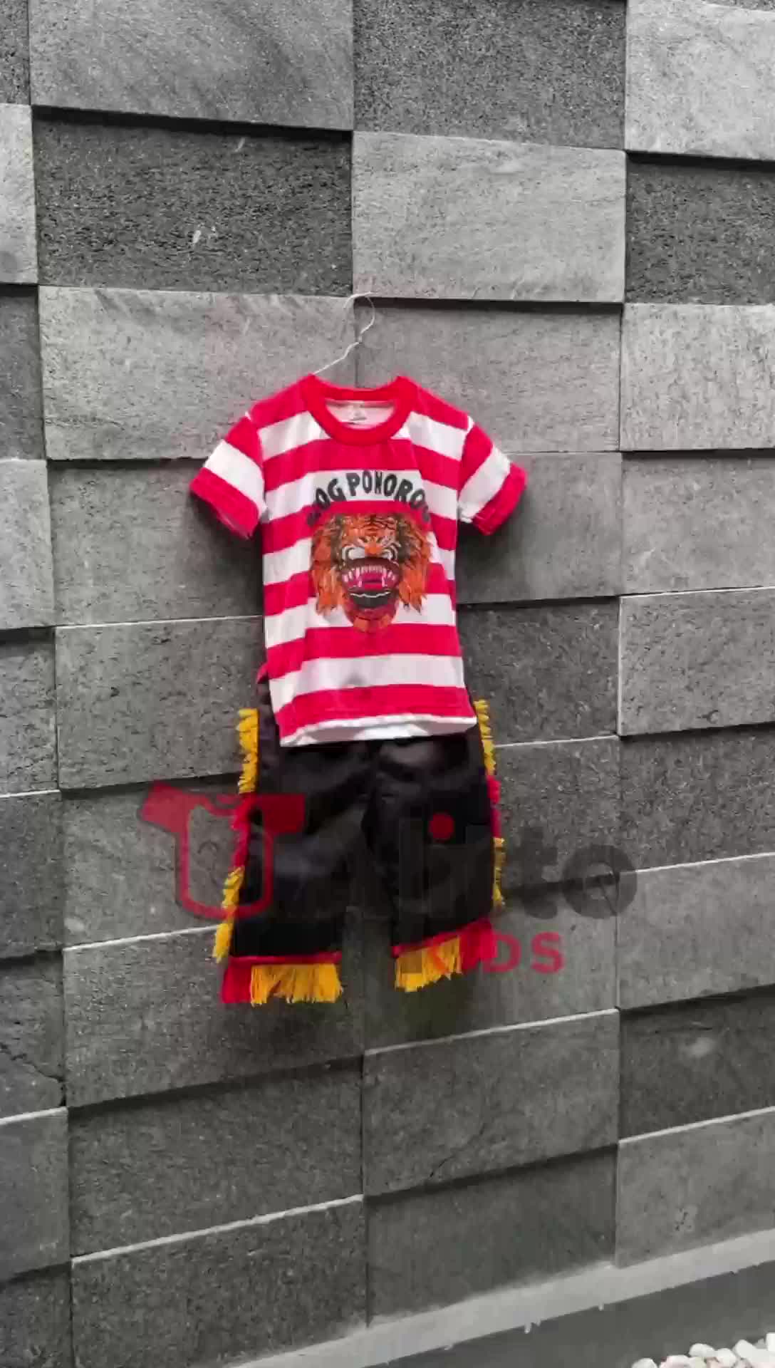 Setelan Baju Celana Kaos Reog Ponorogo Anak Setrip Fashion