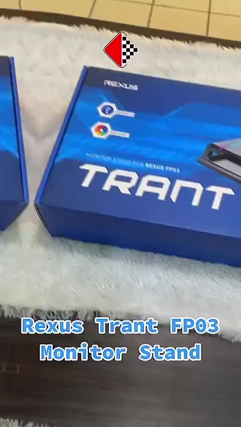 Rexus FP03 FP-03 Trant Monitor Stand RGB LED with USB 3.0
