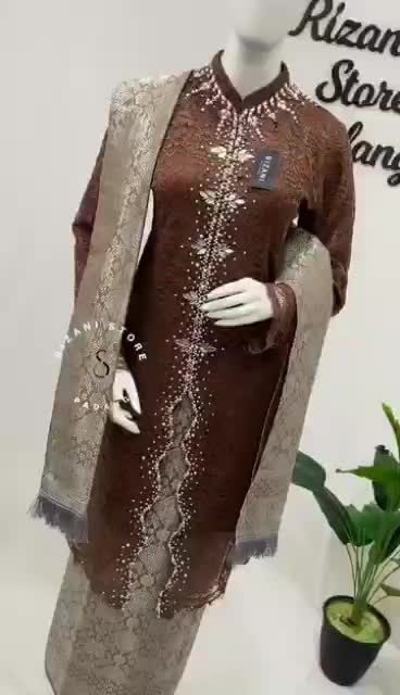 AU7 >> (ROK LILIT) Set Kebaya Brukat Payet Lalisa / Kebaya Modern / Kebaya Ibu Besan / Kebaya Kondangan Brokat / Seragam Wisuda