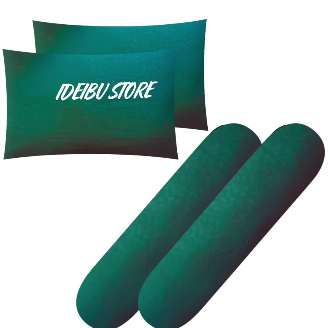 2 sarung bantal 2 sarung guling 1 set motif polos dan embos bahan katun poly micro halus lembut tidak luntur untuk tidur nyenyak