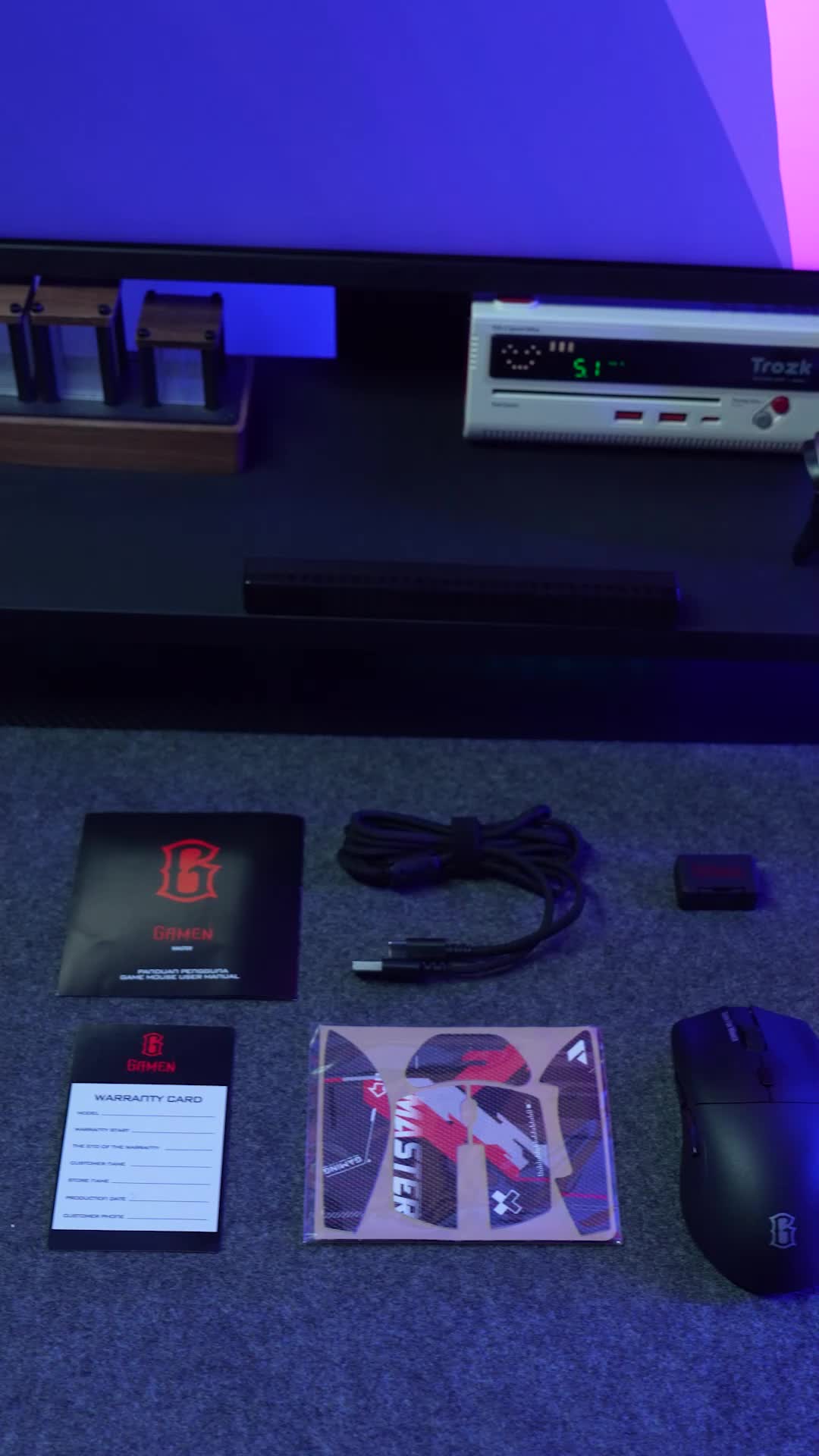 [Exclusive Live RivelKasih] GAMEN Gaming Mouse MASTER 3 Mode Connection Ergonomic Design 26000 DPI Original - Garansi 1 Tahun
