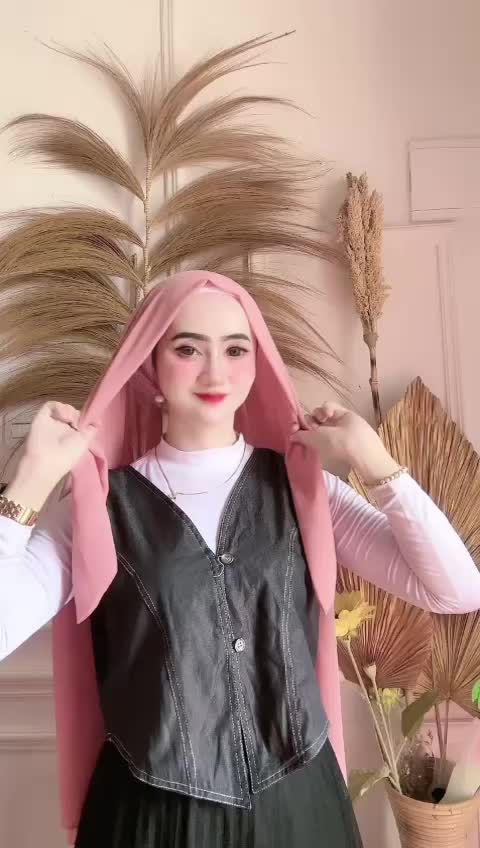 (SH)- Pamela Pashmina Instan Bahan  Ceruty Babydoll Ovale Malay Bisa Bolak Balik Kerudung  Muslim Jilbab Cantik Kekinian