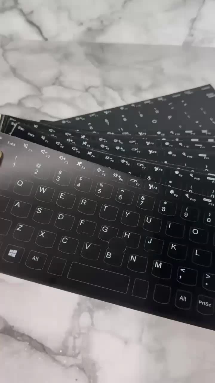 STIKER KEYBOARD US SUPPORT SEMUA TYPE LAPTOP