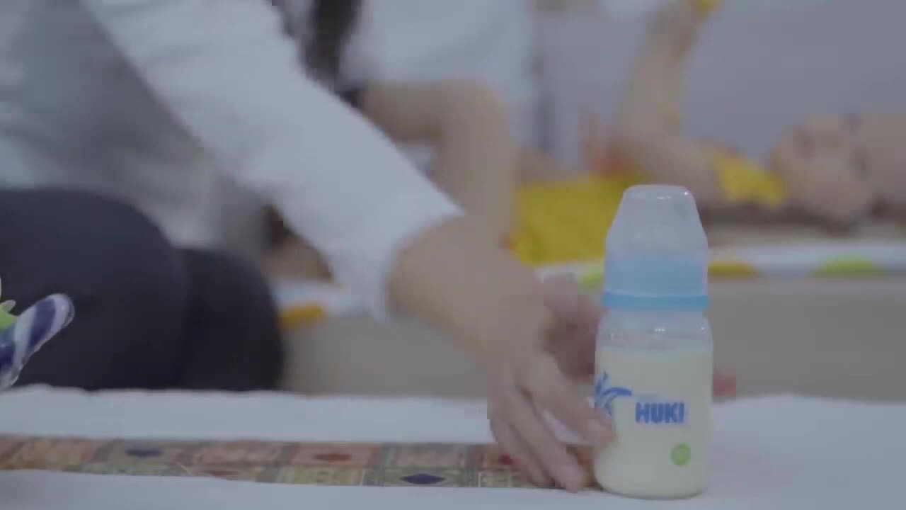 HUKI Botol Susu Dot Gepeng 120ml / Botol SUSU HUKI 120ml dot gepeng