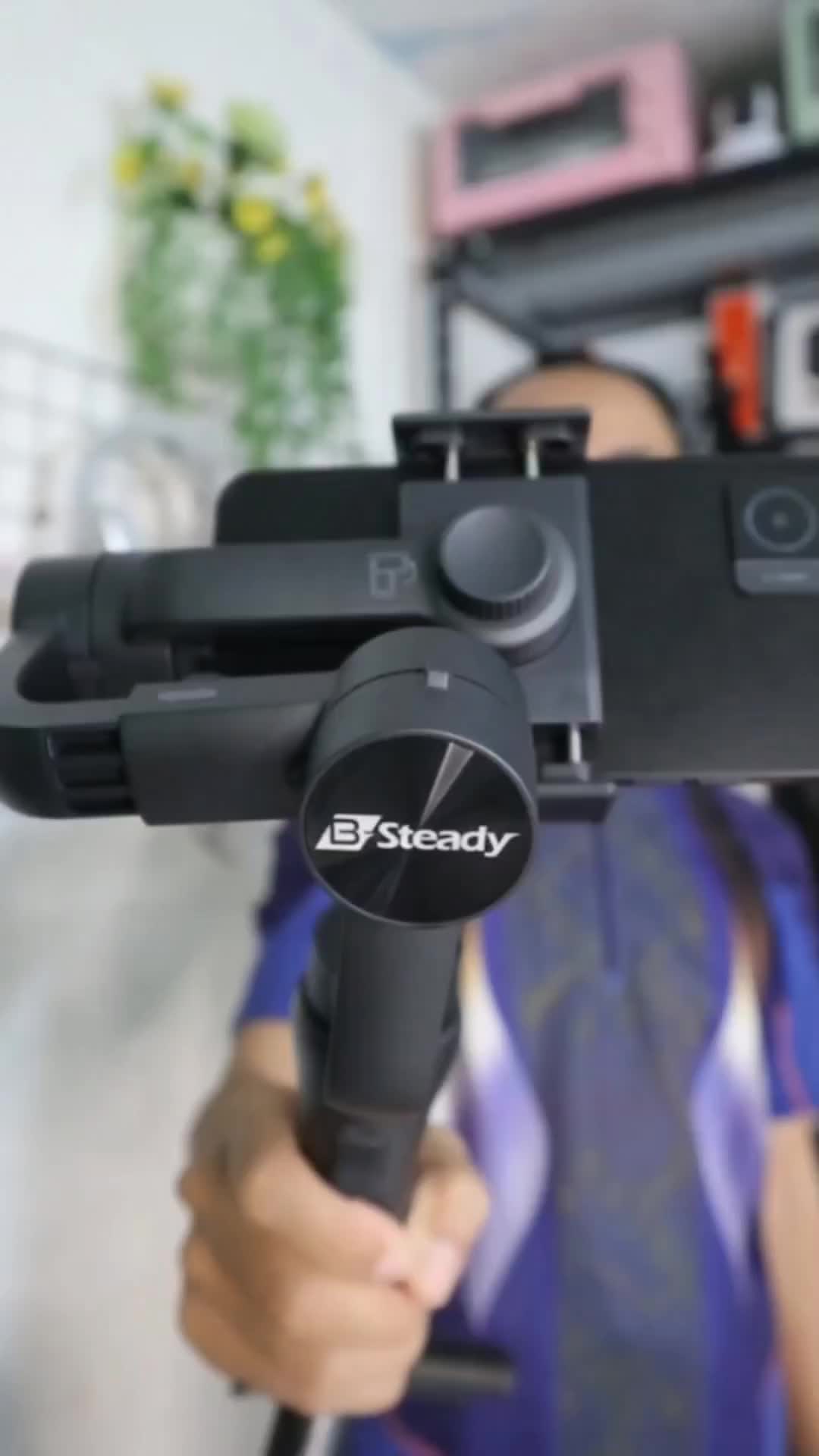Brica BSteady B-Steady Smartphone & Action Cam Gimbal - Black - Bonus Tripod Mini - Garansi Resmi