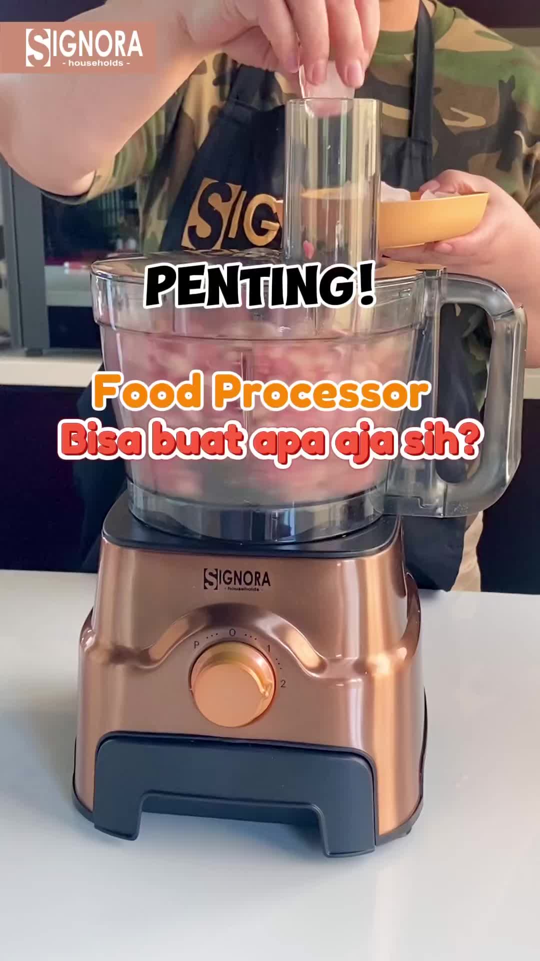 Food Processor DCopper (Dengan cubic cutter + Hadiah Kategori 5)
