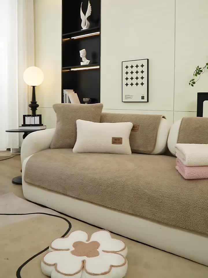 Zakka Store COD Alas Sofa Bludru / Sarung Sofa / Sofa Cushion Anti Slip Premium Design