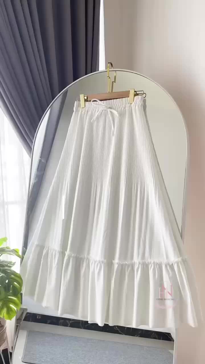 Clara Rok Susun Lidi Rok Mayung Plisket
