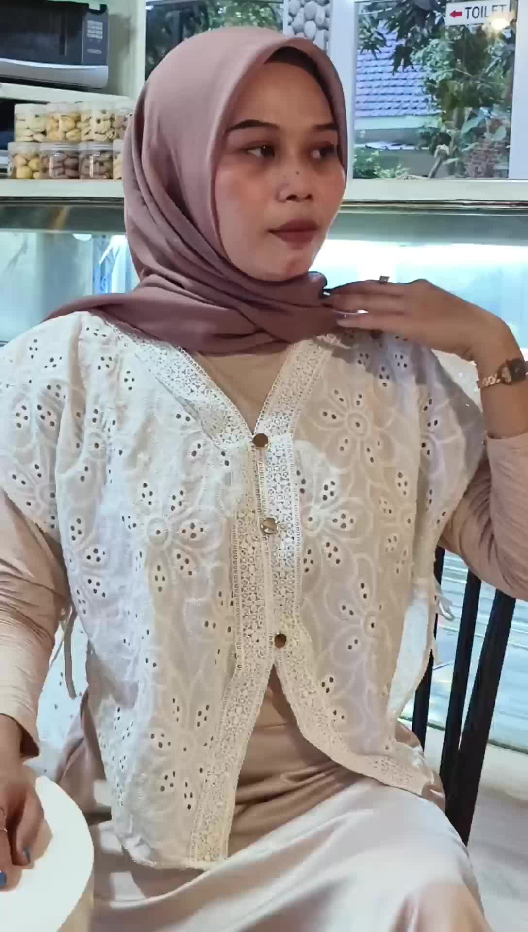 MAMARI VEST KATBOL katun embroidery  Bordir Mewah Outer Rompi Formal Nyaman Unik