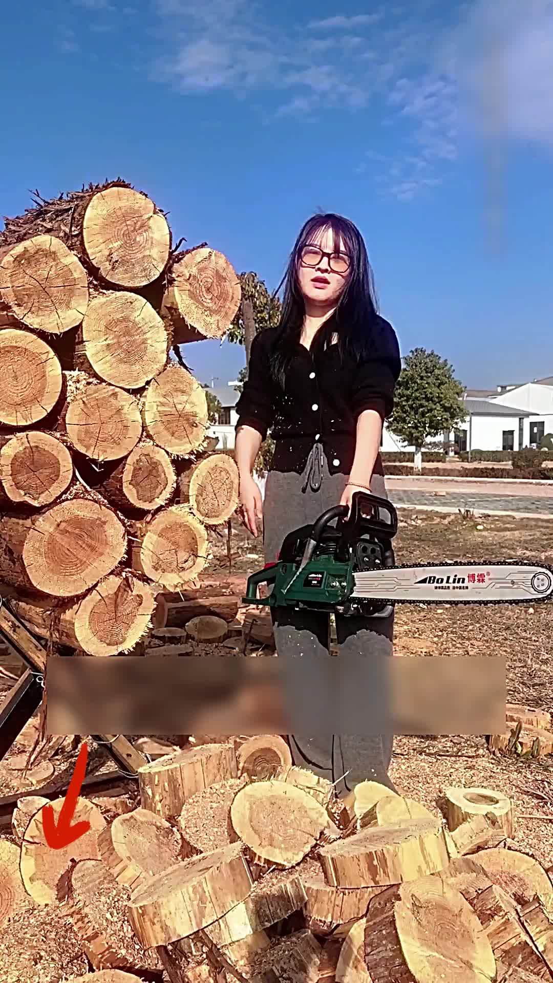 REAIM Mesin Potong Kayu 52CC 20inch Chainsaw | Untuk Gergaji Mesin Alat Outdoor Mesi Alat Gergaji Kayu/Pohon/Beton Ringan (Daya Tinggi & Double Chain System, Cocok Perkebunan/Konstruksi/Hobi Pertukangan)