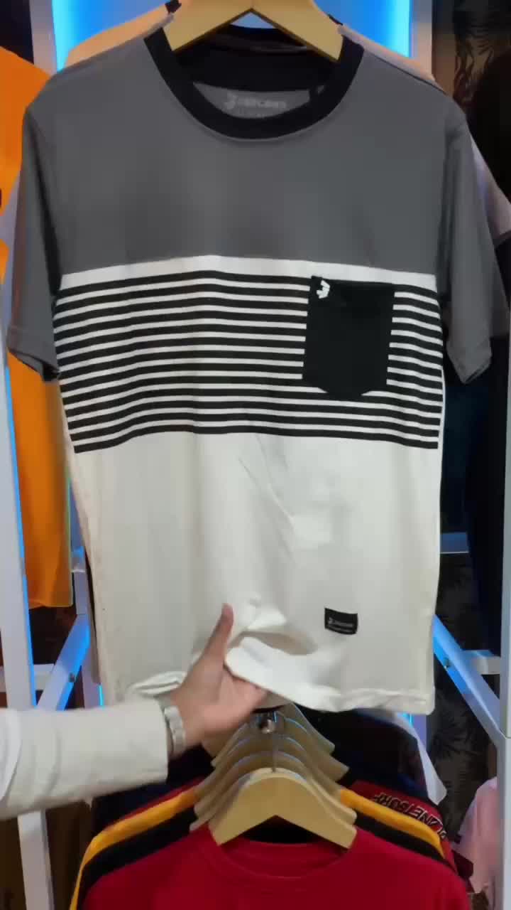 Kaos Distro Pria Kombinasi P190 Best Seller Free Stiker Baju T-shirt Cowok Lengan Pendek Fullprint Garis Saku Keren Katun Combed Lembut
