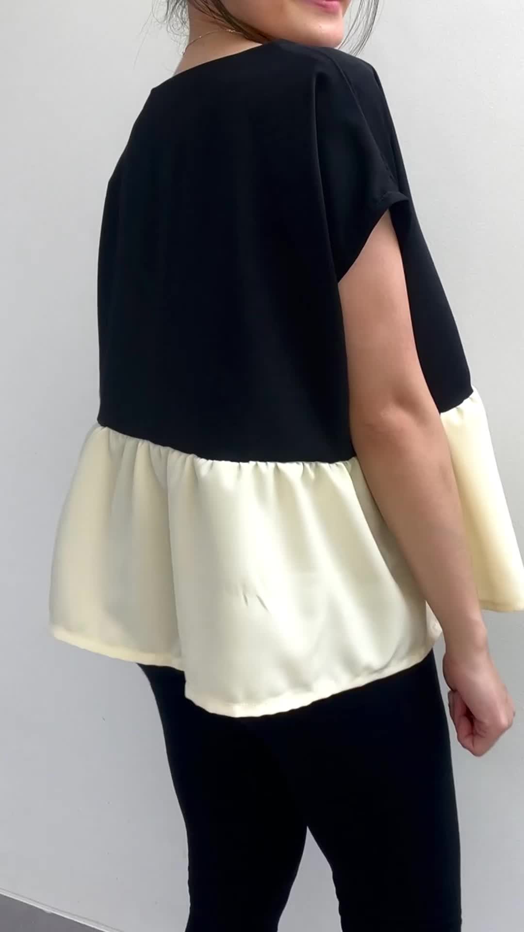 Lenata Minji Top / Atasan wanita / Daily wear top Casual Basic Baju Panjang