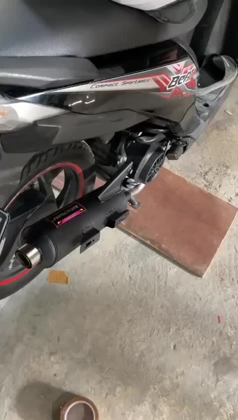 Knalpot copy Cms+Cover/tameng Original AMORA Racing Suara Ngebas Halus Gerung Beat Vario Mio Nmax Aerox Pcx Spin Skydrive aksesoris kendaraan knalpot motor motorcycle Asli Baud Baut Mesin