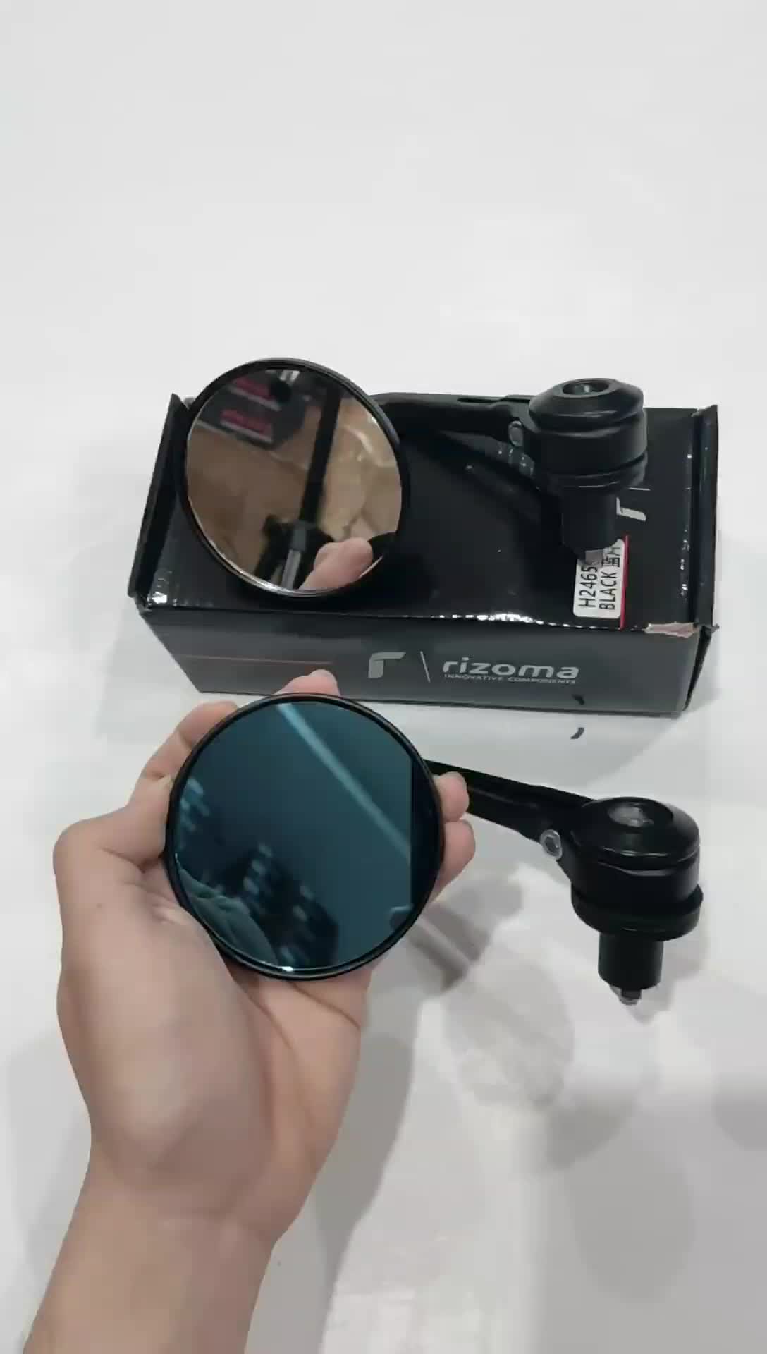Spion Jalu Bulat CNC Rizoma 2465 Universal - Bar End Mirror CNC Rizoma Bulat Universal Motor Motorcycle
