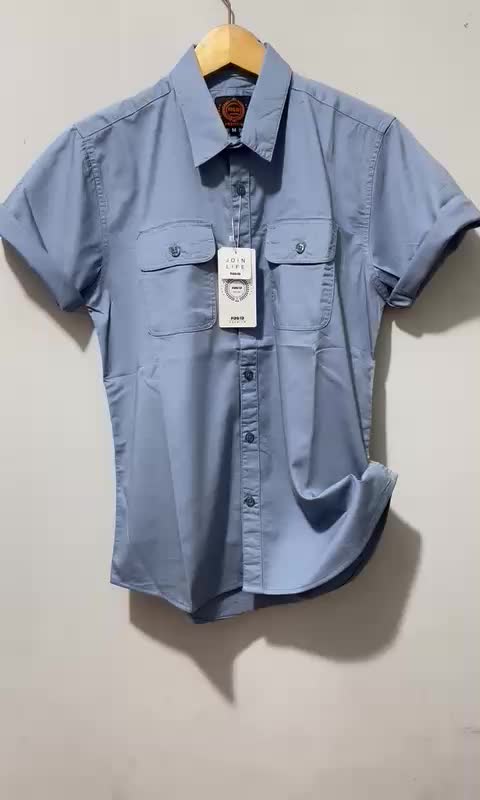 FDS ID -  Kemeja Pria Casual Lengan Pendek Slim Fit | Kemeja Tactical Kantong 2 Lengan Pendek
