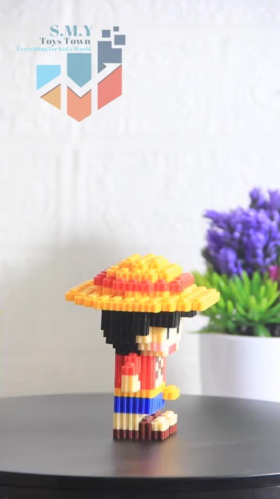 SMY Toystown Nano Blocks One Pieces Edition Mainan Anak Mini Bricks Education Toys Balok Susun Puzzle 3D DIY dari Bahan ABS Aman Ramah Lingkungan Cocok untuk Semua Usia Hadiah Kreatif