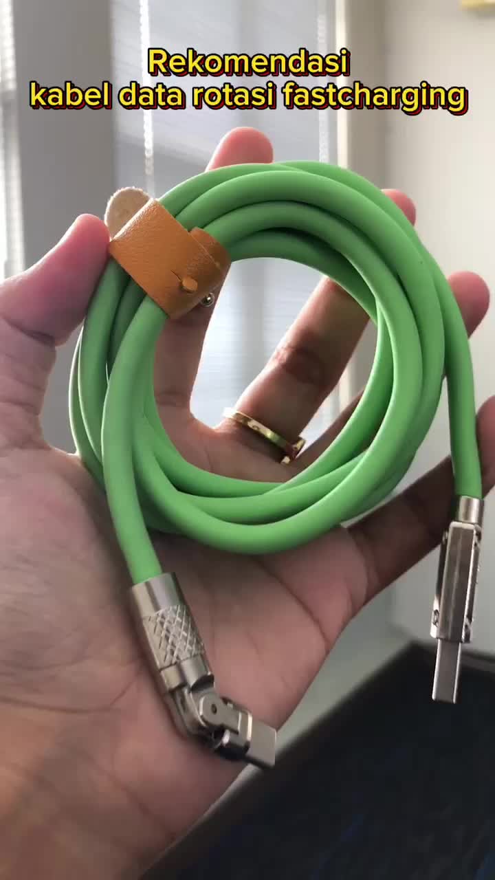 【Kabel Rotasi 180° 2 meter dapat 240W Charger】Kabel data 2 meter Rotasi 240W Type C Super Fast Charging mendukung Gaming Charging Multifungsi Fast Charging Rotatable 240W Untuk Samsung batok charger 240w Andorid Oppo Vivo Huawei dan Iphone