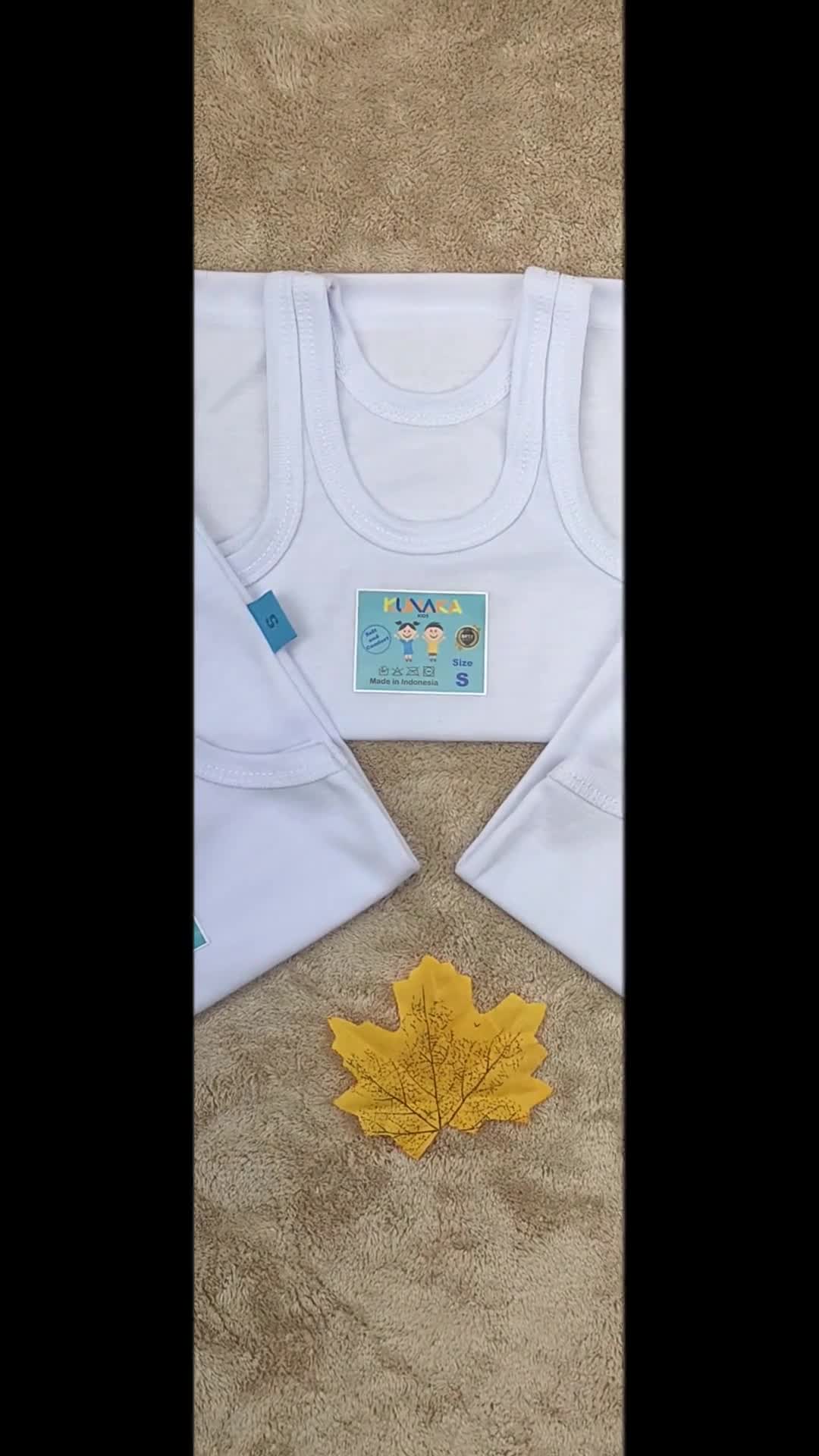 6 PCS SINGLET KAOS DALAM ANAK LAKI-LAKI DAN PEREMPUAN TK SD SMP SMA PUTIH | KATUN ADEM LEMBUT NYAMAN
