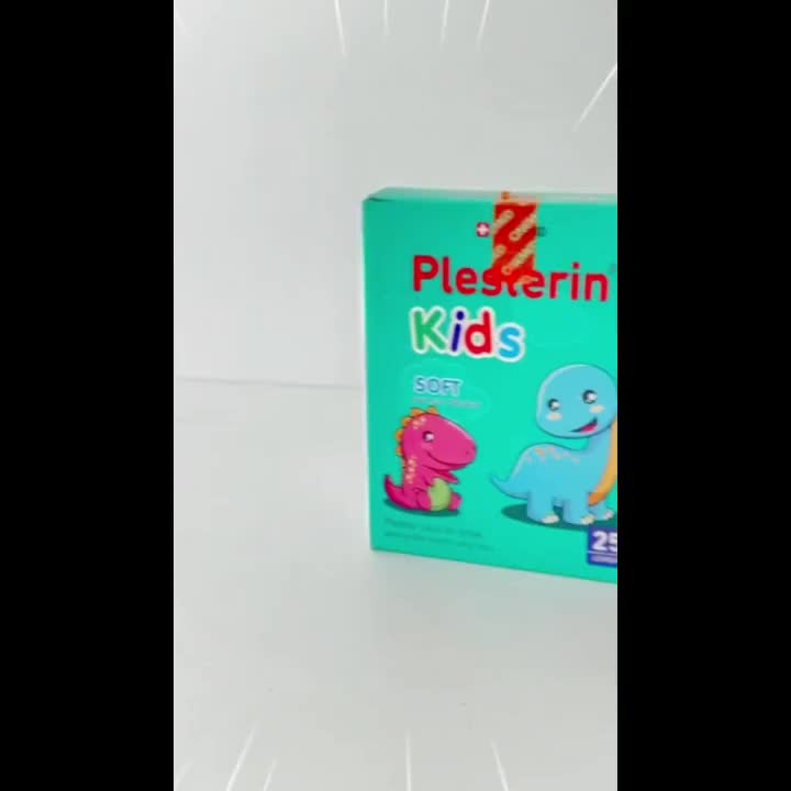1 Box isi 25 Pcs - Onemed Plesterin Kids - Plester Luka Anak motif warna lucu