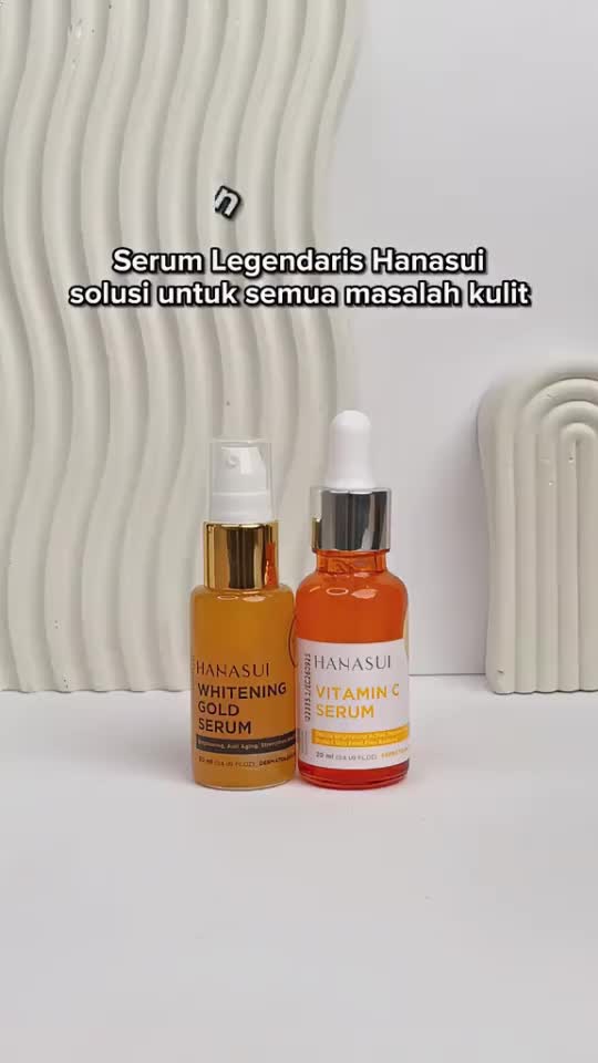 HANASUI Power Serum Series | Whitening Gold || Vitamin C + Collagen || Anti Acne || HANASUI Face Serum Original BPOM Mencerahkan Wajah Komedo Hitam hana sui