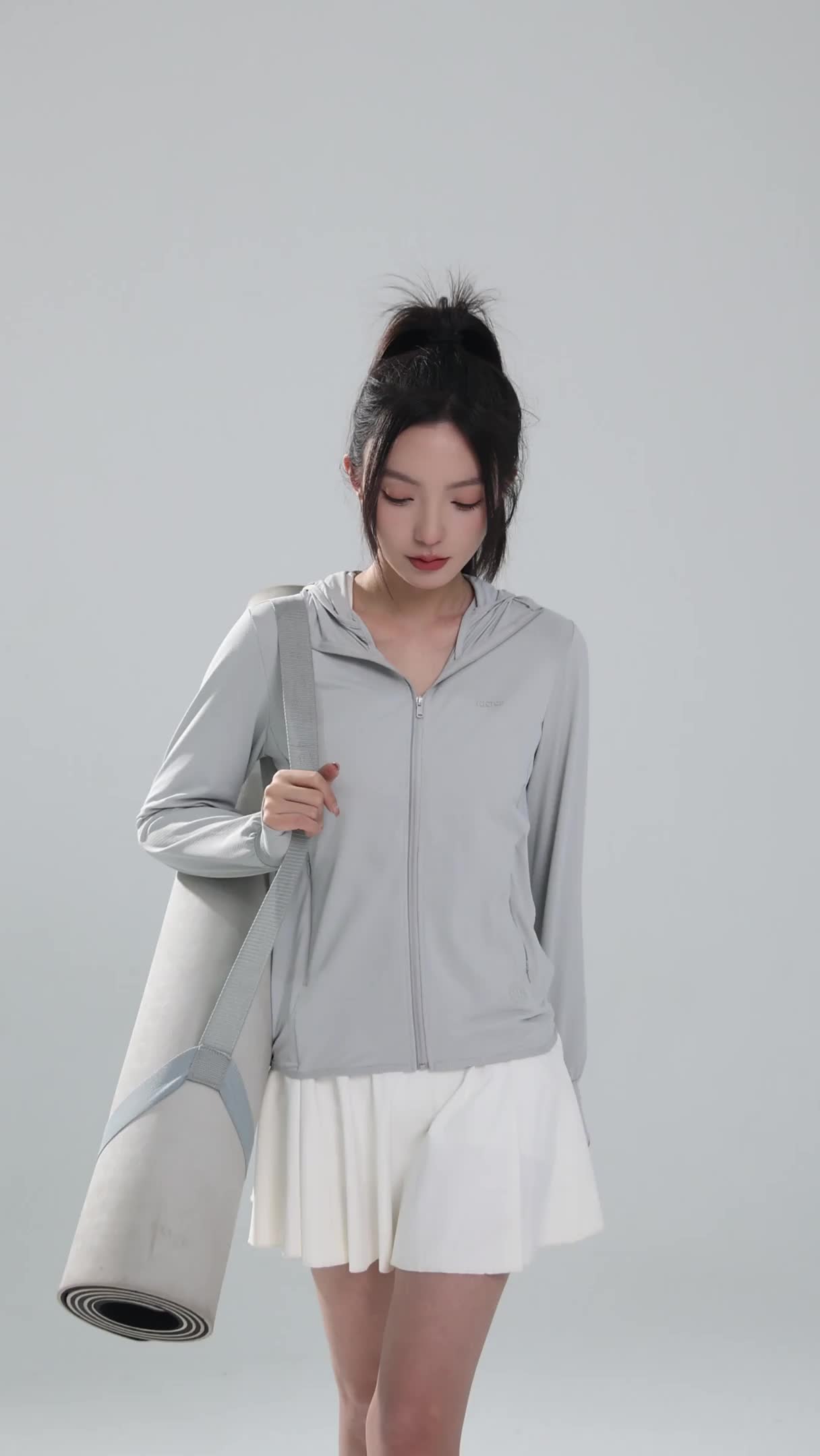 KKTOP Jaket Anti UV Premium Jaket Olahraga Wanita UPF50+Pakaian Quick Dry Breathable Sport(J006)