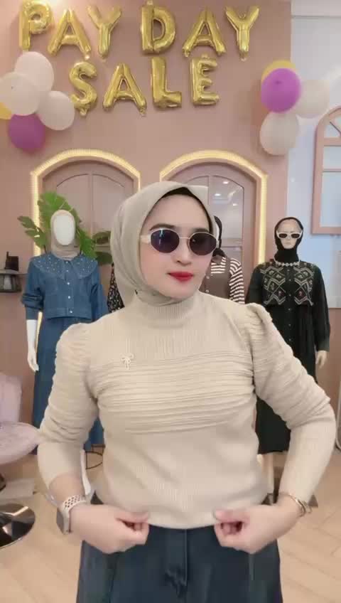 KODE DAHLIA - Busana Muslim Wanita Berkode Campuran Gamis Midi Setrok Atasan Setcel Muslim Baju Dress  Panjang 8 SEPT Pagi