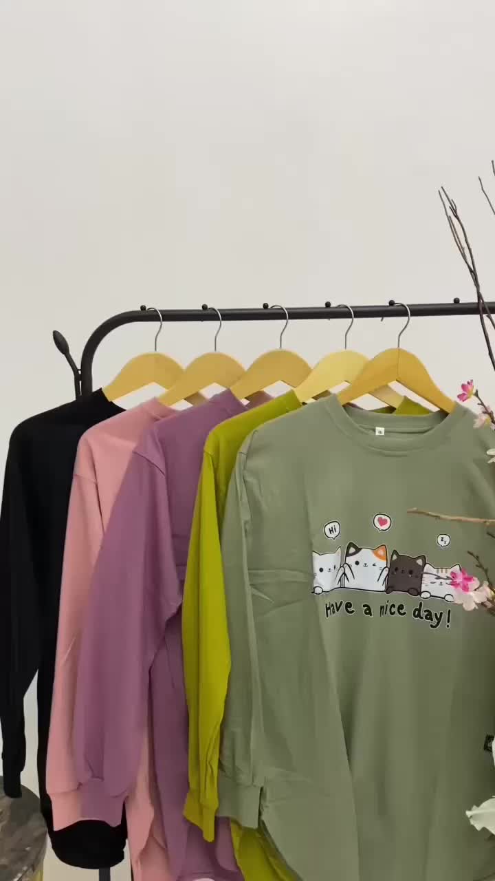 ATASAN WANITA OVERSIZE JUMBO TANGAN PANJANG BAJU ATASAN HIJAB BAHAN COTTON COMBED 24S TEBAL MURAH