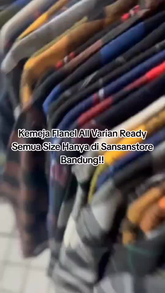 atasan baju kemeja bahan flanel pria lengan panjang motif garis kotak size standar ukuran M L XL distro handmade