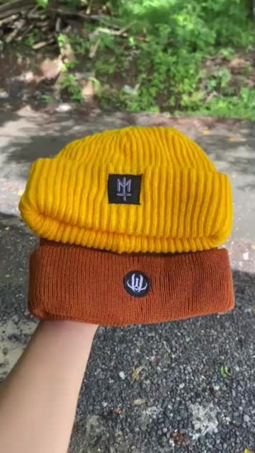 WHEN EVIL - Beanie Hats Bahan Woll Topi Beanie