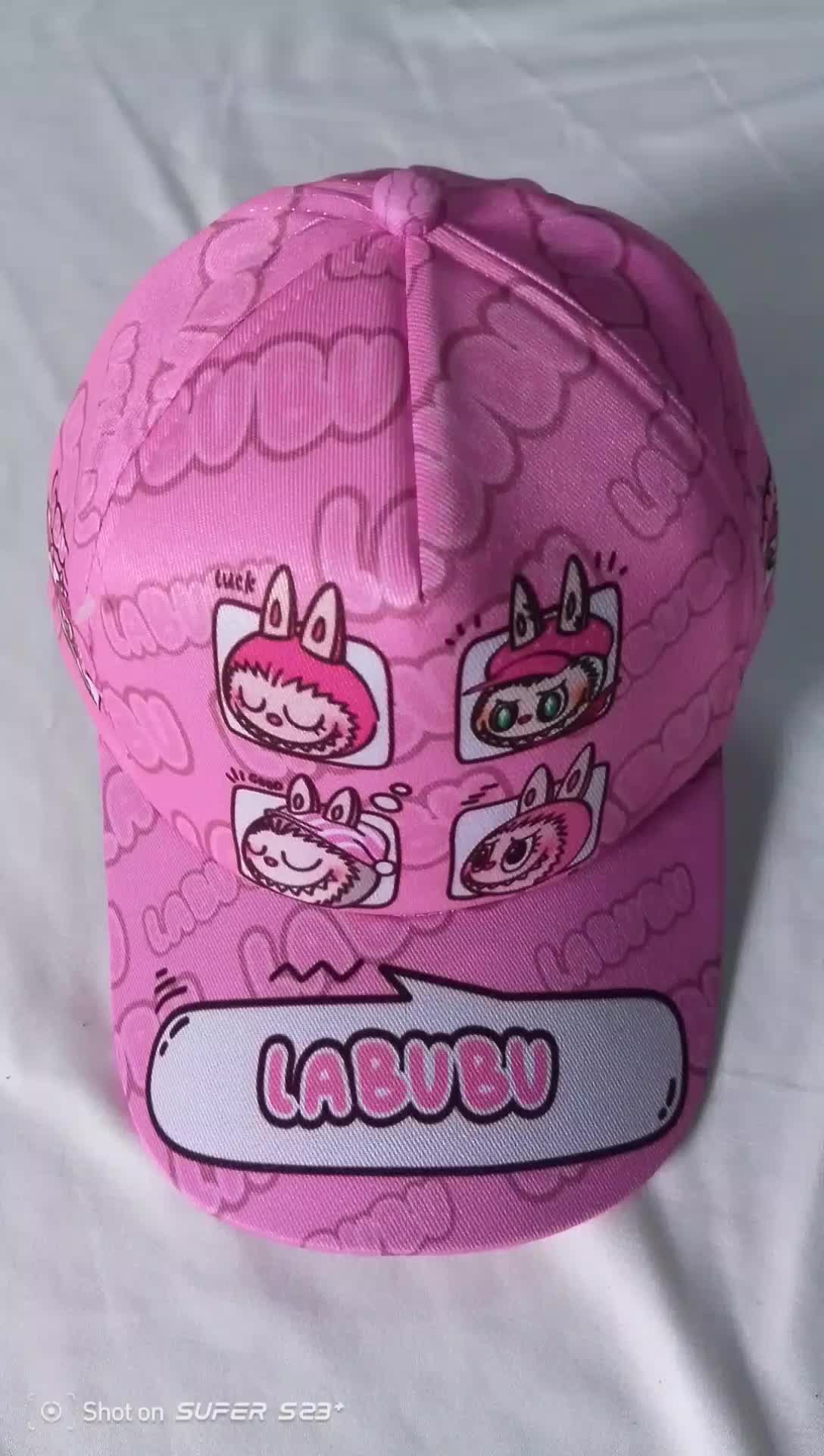 Topi Anak Baseball Motif Gambar Labubu Terbaru untuk Usia 4-10 Tahun - Fashion
