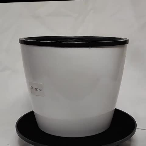 JIRIFARM - Pot Bunga Minimalis Diameter 17 - Tanaman Hias Otomatis Self Watering Pot Unik
