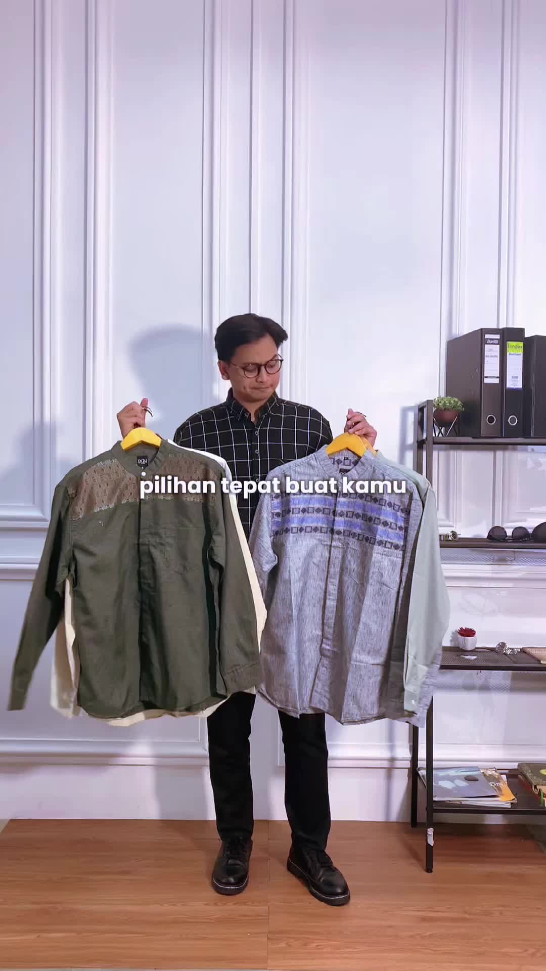DGM Baju Koko Pria Lengan Panjang Bordir Premium Coffee Motif Bordir Baju Koko 011 G