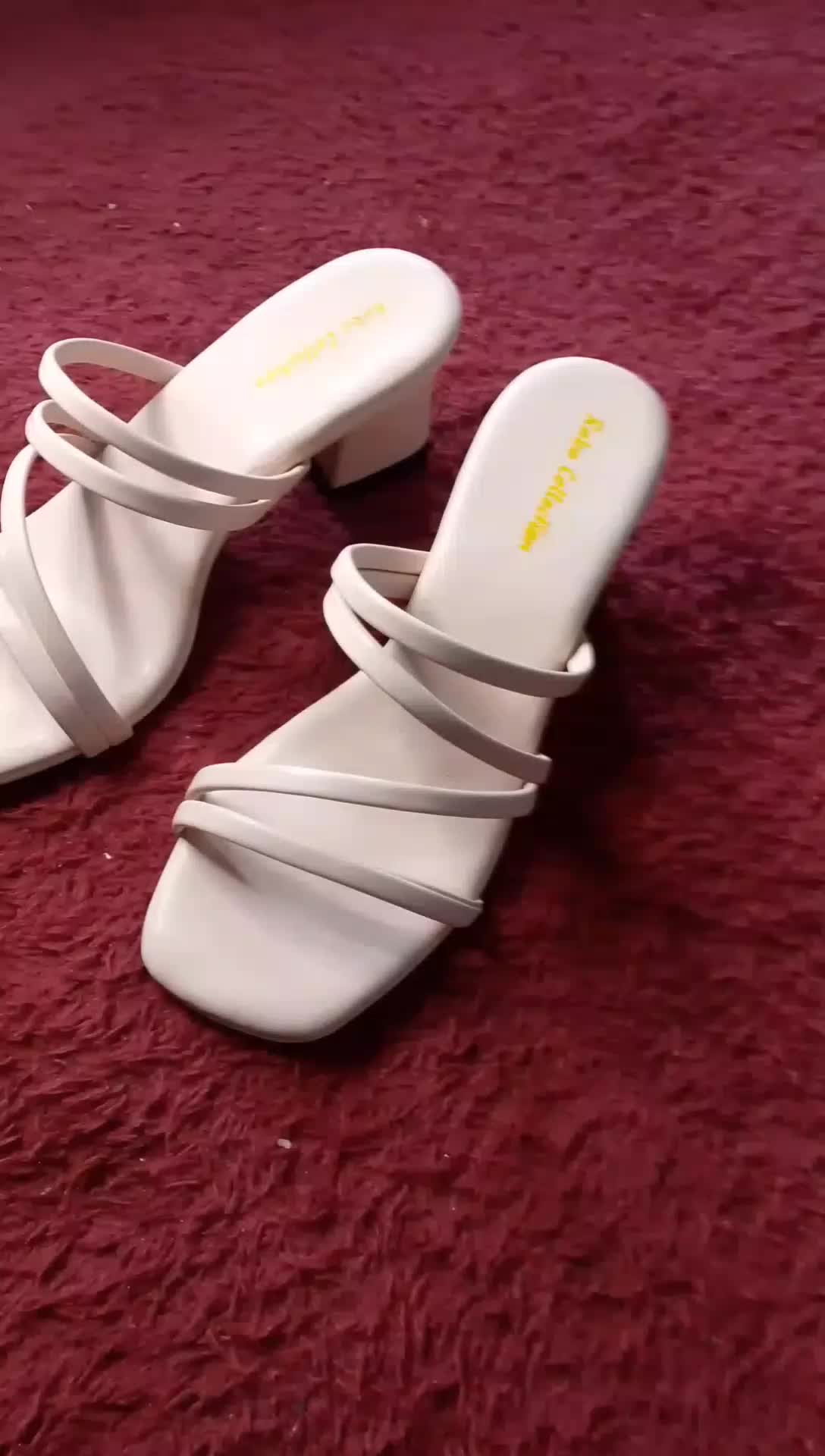 Sandal Kondangan Kekinian - Model ful busah Terbaru  - Shoes ringan manis Flat 03 sandal warna fuschia