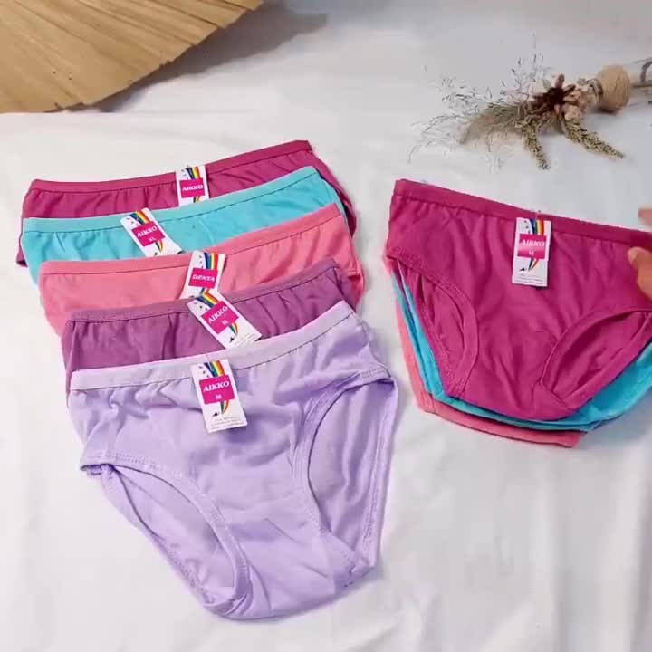 ( PAKET 3 & 6 PCS ) Celana dalam wanita Dewasa  DENTA TALLENT AIKO ESSE Size M L XL XXL Katun Nyaman