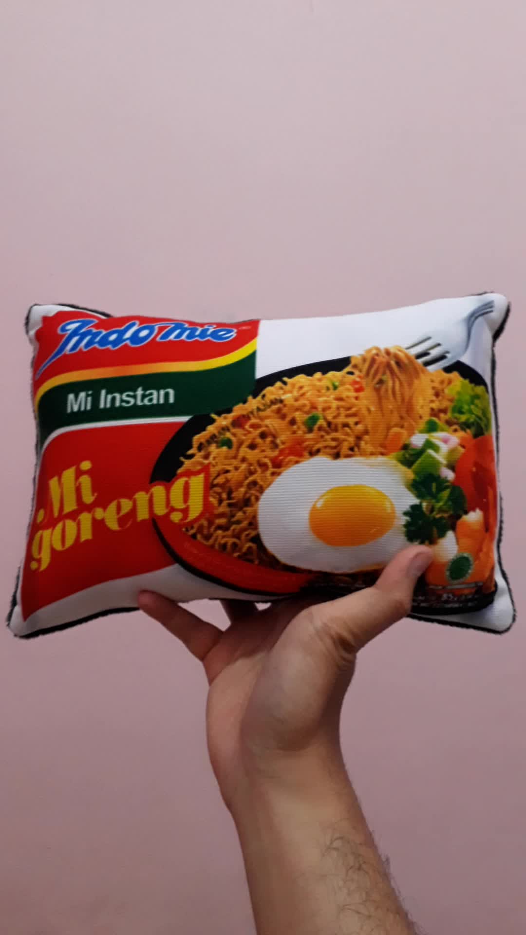 Bantal Indomie Printing Tidak Akan Luntur Bukan Sablon Isi Silicon