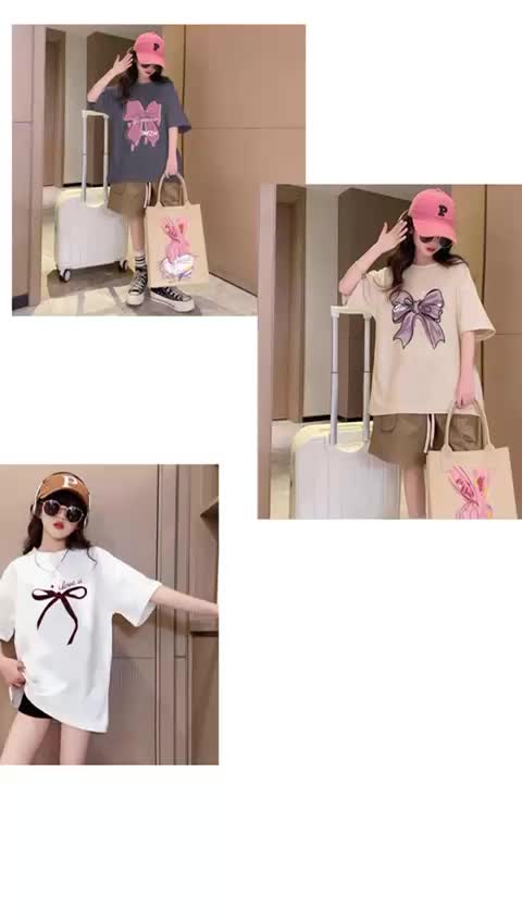 BAJU DISTRO ANAK PEREMPUAN CEWEK LENGAN PENDEK SIZE BESAR USIA 7-13 TAHUN/BAJU ANAK TANGGUNG/BAJU ANAK OVERSIZE ANAK-ANAK MOTIF TAKE IN EASY Fashion