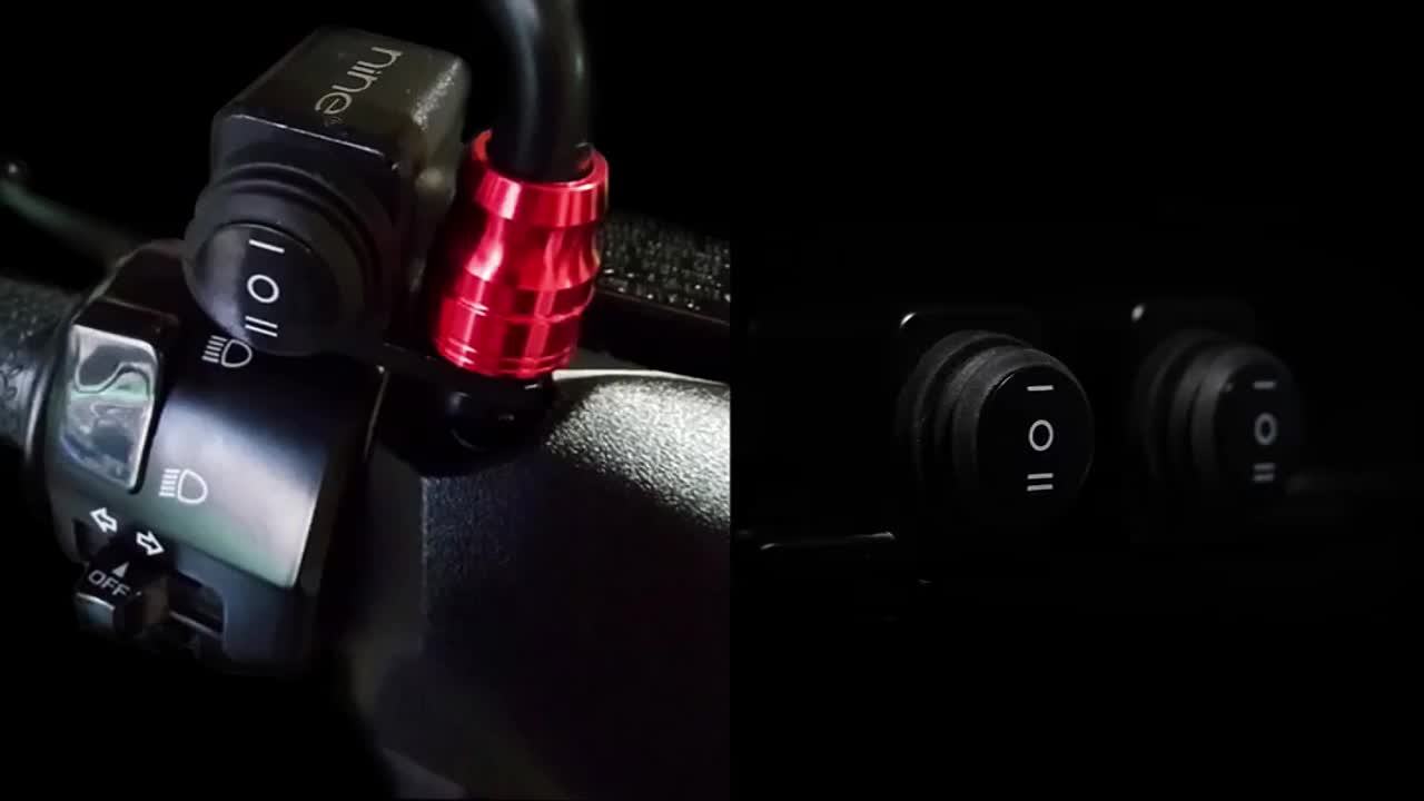 SWITCH LX-TRIX HB8S SAKLAR ON OFF LAMPU MOTOR 3 FUNGSI UNTUK DI SPION MOTOR WATERPROOF - NINE AUTOSERIES Laser Motorcycle Tembak