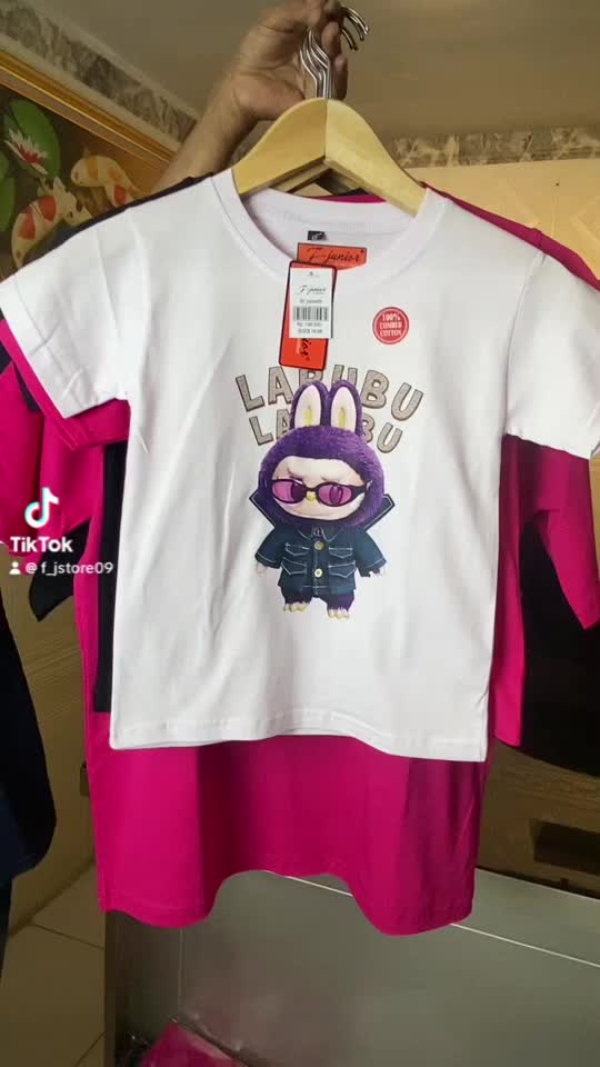 KAOS OVERSIZE.edisi MOSTER BUBU By F-JUNIOR #BELILOKAL Combed Unisex Atasan Katun Baju Tshirt