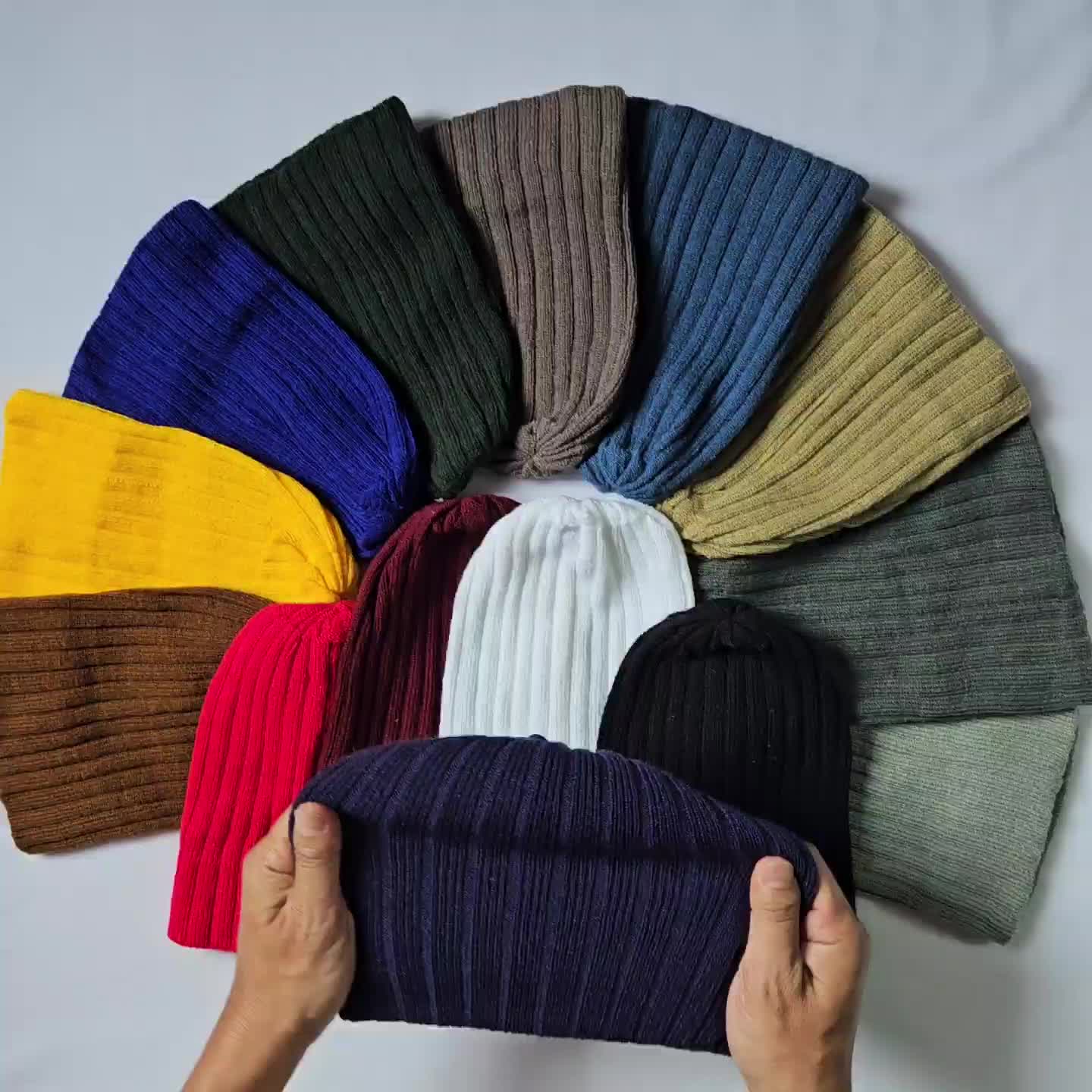 Kupluk Beanie Hat Rajut Anak dan SALUR POLOS