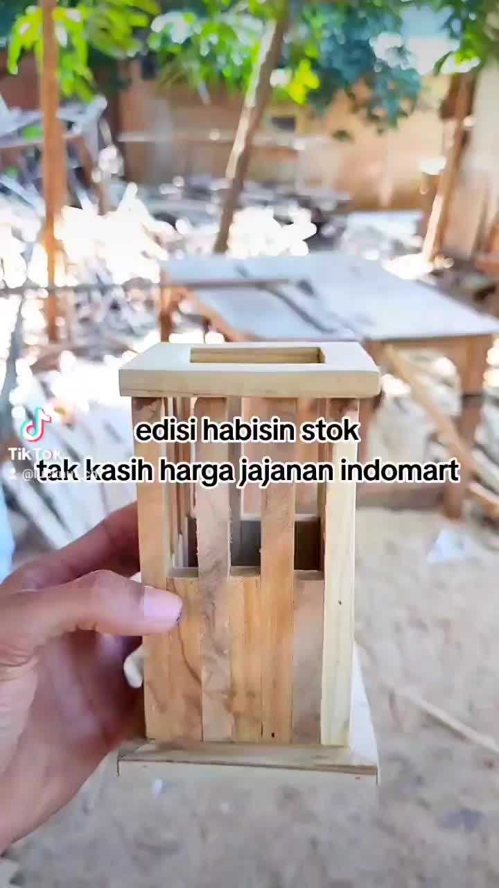 Kotak kayu Multi Fungsi Tempat Pensil | Tempat Sendok | Tempat Pisau Dapur Kitchenware
