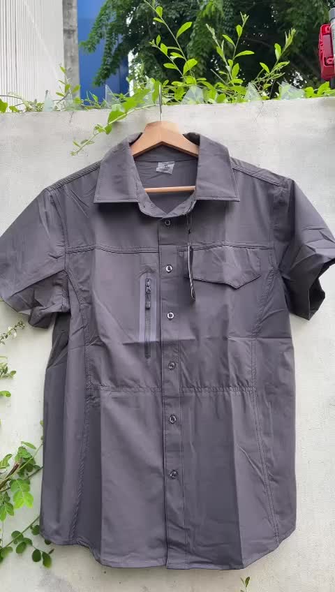 Kemeja pria SK despostrit lengan PENDEK kemeja waterproof PENDEK kekinian