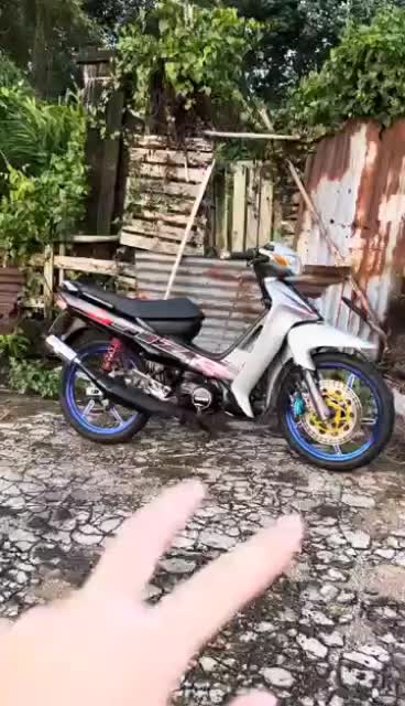 knalpot ahm original moror satria 2 tak fiz r force one Motorcycle stinlis